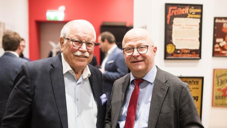 Manfred Vohrer und Michael Theurer bei der Ehrung in Berlin